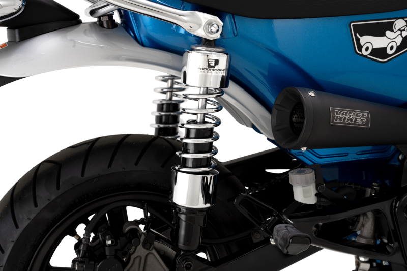 Progressive 2025 Honda DAX 125 412 Series Shocks 13.5in - Chrome Shocks and Struts Progressive