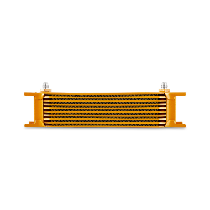 Mishimoto Universal -6AN 10 Row Oil Cooler - Gold Oil Coolers Mishimoto