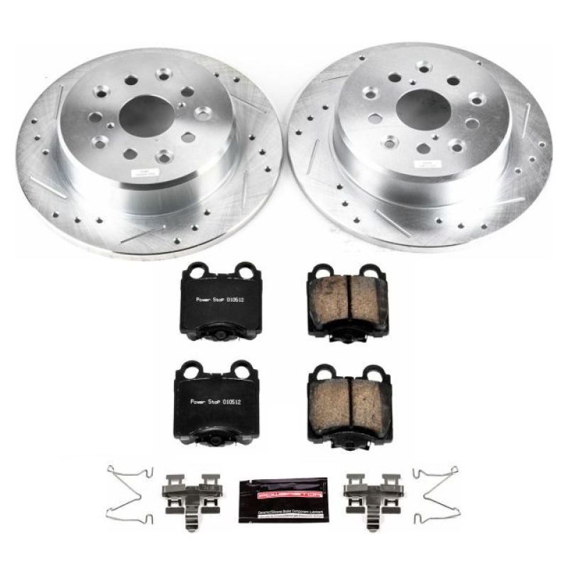 Power Stop 98-05 Lexus GS300 Rear Z23 Evolution Sport Brake Kit Brake Kits - Performance D&S PowerStop