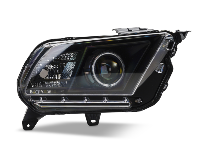 Raxiom 10-12 Ford Mustang w/ Headlights CCFL Halo Projector Headlights- Black Housing (Clear Lens) Headlights Raxiom