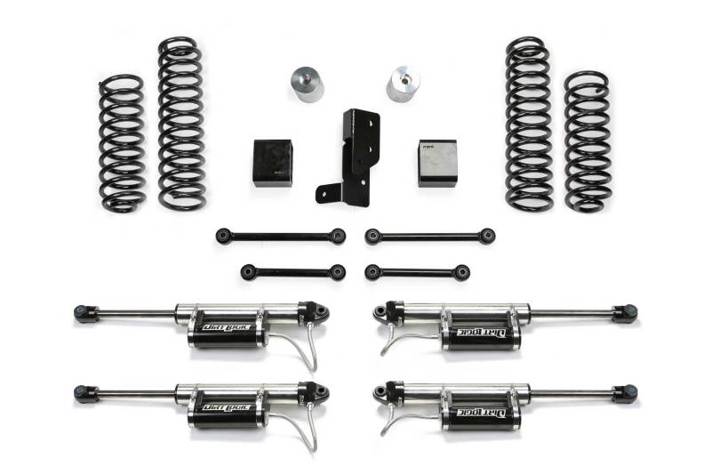 Fabtech 18-21 Jeep JL 4-Door 4WD 3in Sport System w/Dl Resi Lift Kits Fabtech
