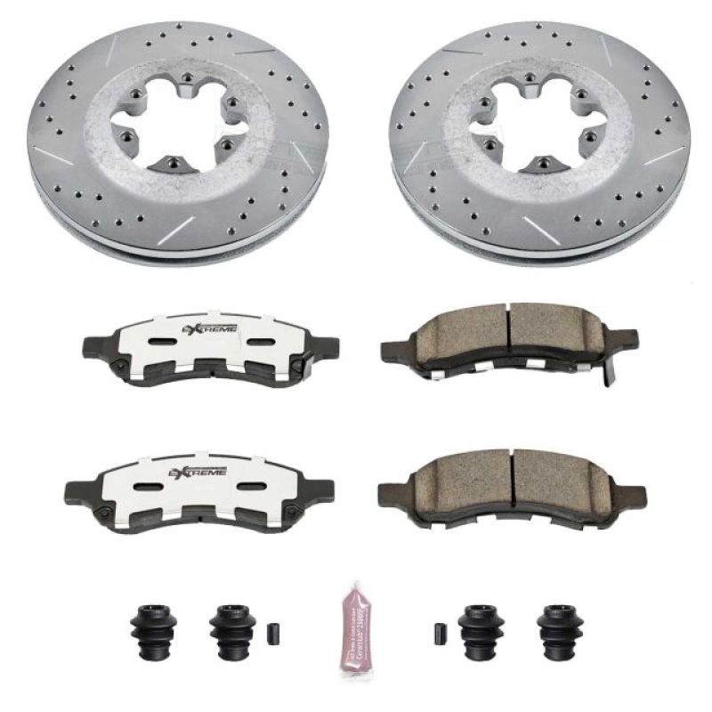 Power Stop 09-12 Chevrolet Colorado Front Z26 Street Warrior Brake Kit Brake Kits - Performance D&S PowerStop