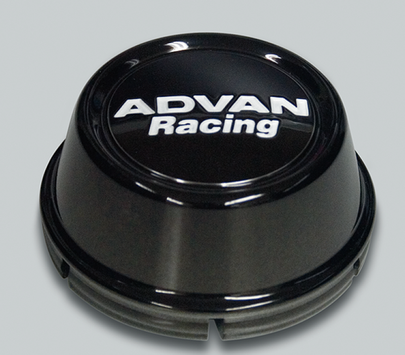 Advan 73mm High Centercap - Black Wheel Center Caps Advan