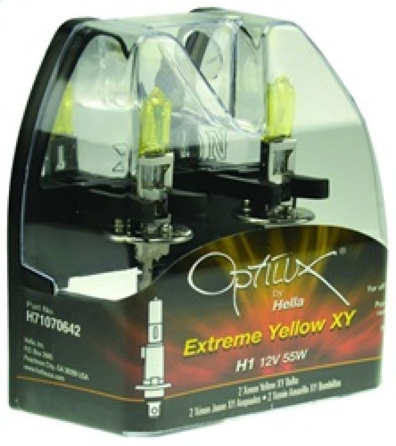 Hella Optilux H1 12V/55W XY Yellow Bulb Bulbs Hella