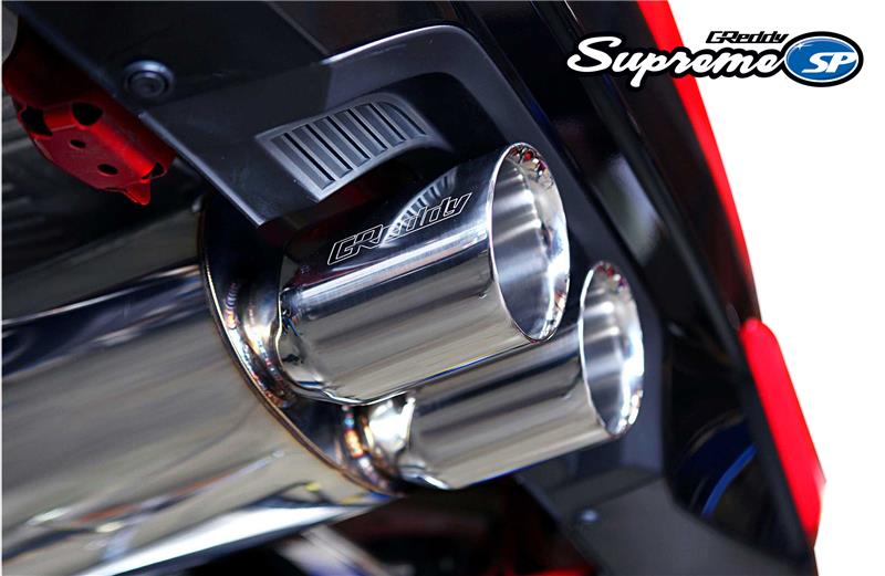GReddy 2017+ Honda Civic Sport Hatchback 76mm Supreme SP Cat-Back Exhaust Catback GReddy