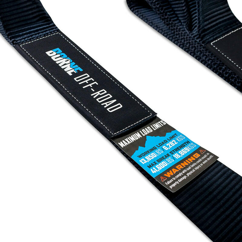 Borne Off-Road Tow Strap 4x30 Tow Straps Borne Off-Road