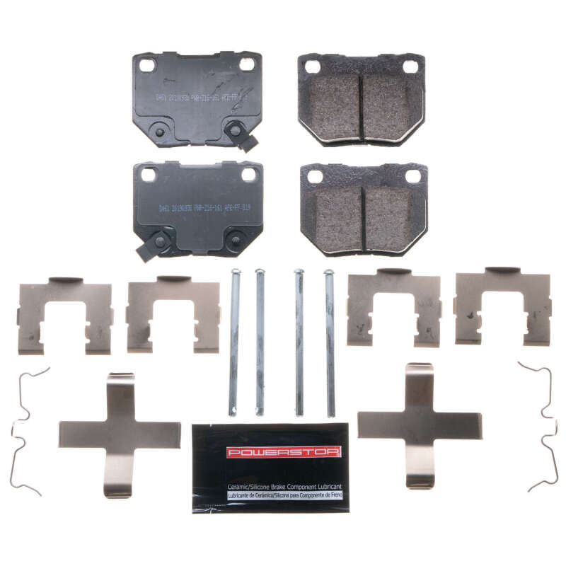 Power Stop 90-96 Nissan 300ZX Rear Z23 Evolution Sport Brake Pads w/Hardware Brake Pads - Performance PowerStop