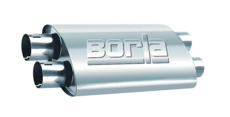 Borla 2.50in Dual In/Out 19in x 9.5in x 4in PRO-XS Muffler Muffler Borla