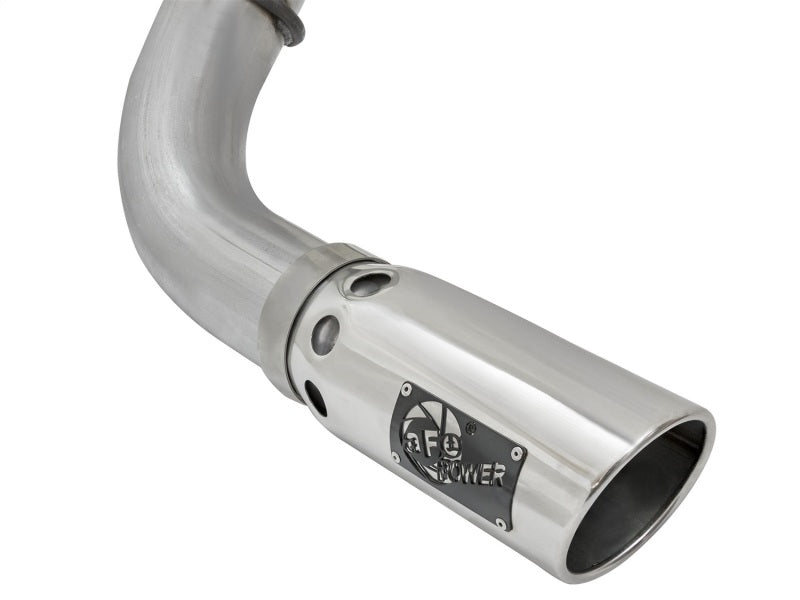 aFe LARGE Bore HD Exhausts 4in DPF-Back SS-409 2016 Nissan Titan XD V8-5.0L CC/SB (td) DPF Back aFe