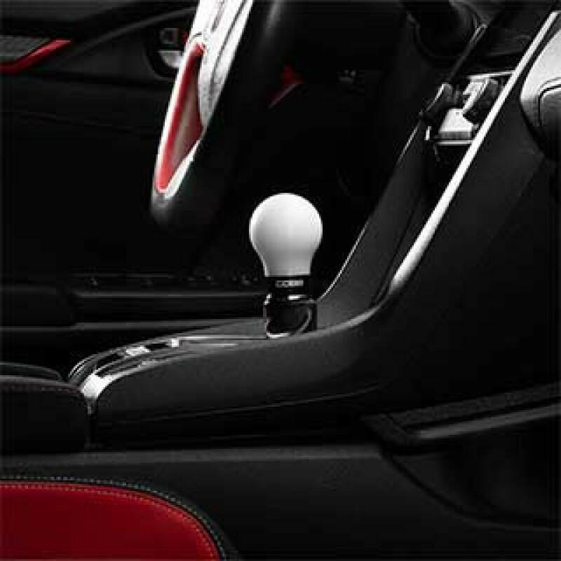 Cobb 17-21 Honda Civic Type R 6-Speed Short Weighted Cobb Knob - White Shift Knobs COBB