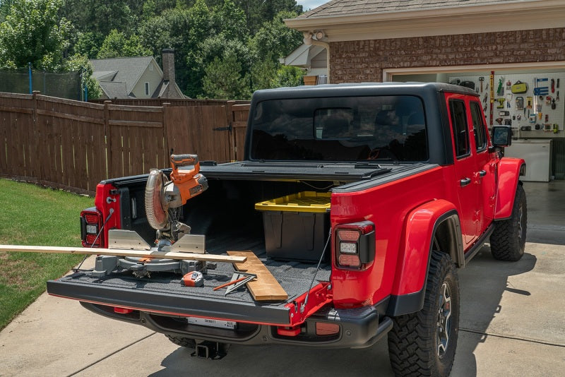 Rugged Ridge Armis Hard Folding With LINE-X Bed Cover 2020 JT Tonneau Covers - Hard Fold Rugged Ridge