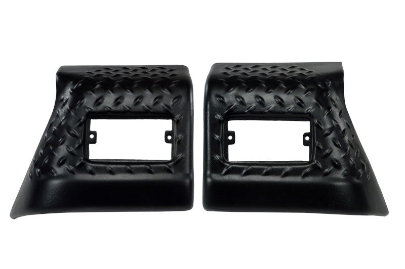 Rugged Ridge Front Fender Guards Body Armor 97-06 Jeep Wrangler Body Armor & Rock Rails Rugged Ridge