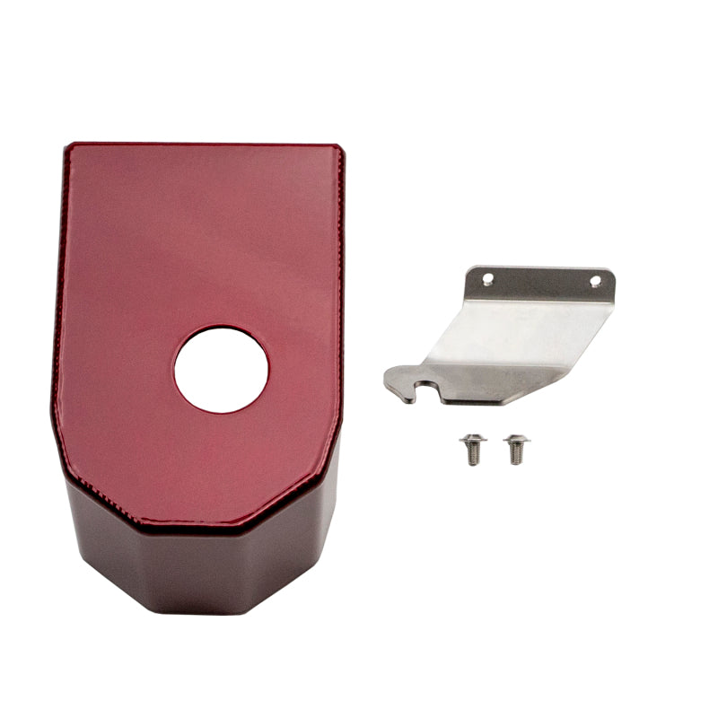 Wehrli 06-23 Cummins 5.9L & 6.7L Brake Reservoir Cover - WCFab Red Engine Covers Wehrli