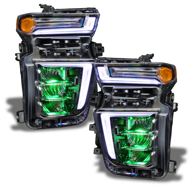 Oracle 20-21 Chevy Silverado HD 2500RGB Headlight Demon Eye Kit - w/o Controller Headlights ORACLE Lighting