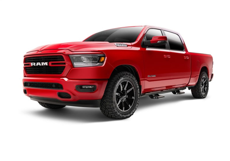 N-Fab RKR Step System 2019 Dodge Ram 1500 Crew Cab All Beds - Tex. Black - Cab Length - 1.75in Body Armor & Rock Rails N-Fab