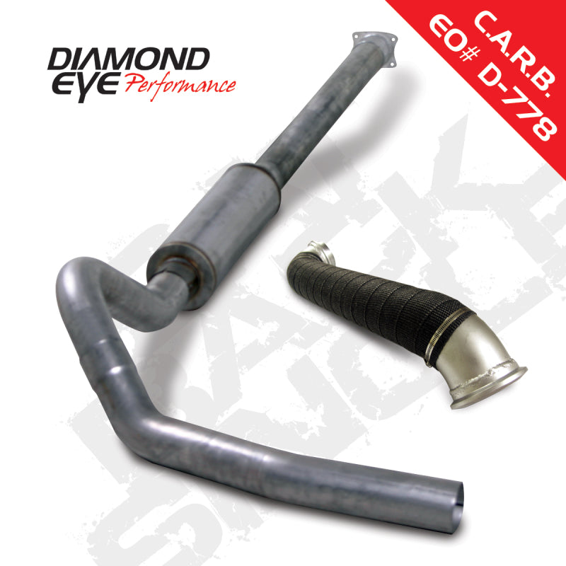 Diamond Eye KIT 4in Catback Single w/ TDP SS 04-05 Chevy/GMC 6.6L Duramax 2500/3500 Catback Diamond Eye Performance