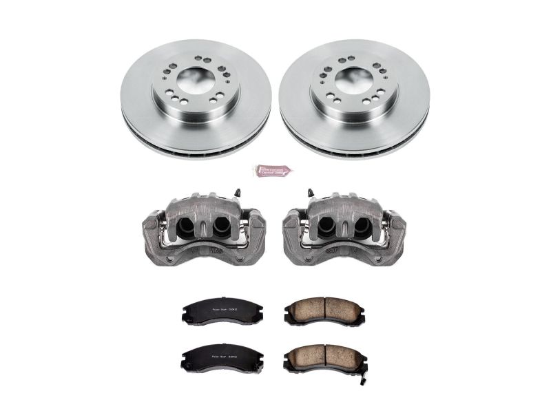 Power Stop 94-97 Eagle Talon Front Autospecialty Brake Kit w/Calipers Brake Kits - OE PowerStop