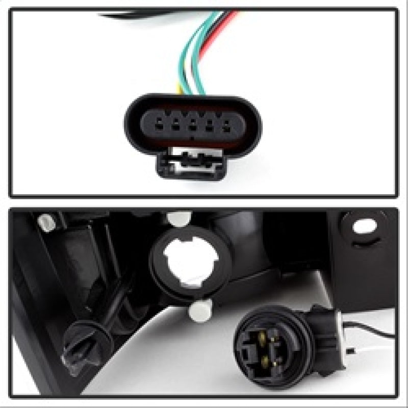 Spyder Chevy Suburban/GMC Yukon/Yukon Denali 07-14 LED Tail Lights Red Clear ALT-YD-CSUB07-LED-RC Tail Lights SPYDER