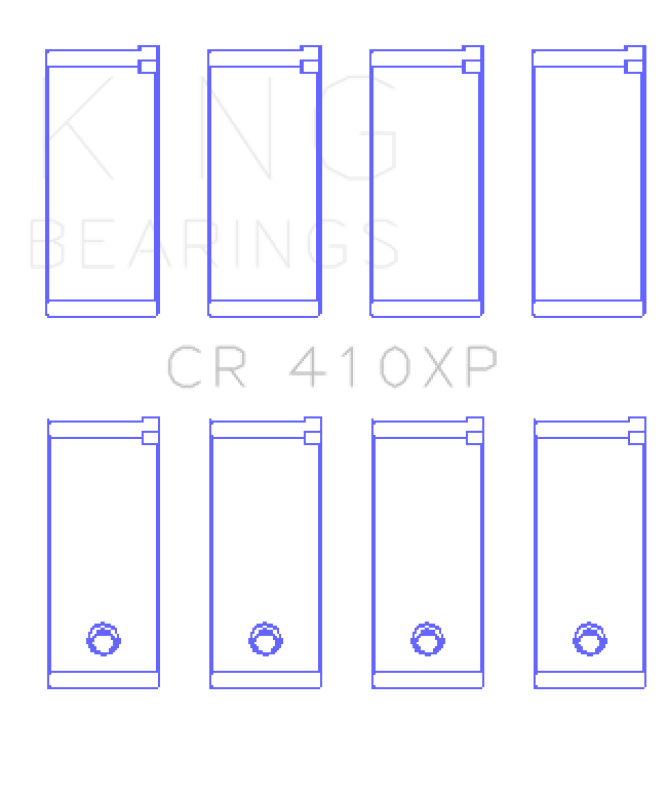 King Engine Bearings Ford Lotus 1.5L/1.6L Ohv (Size STDX) Connecting Rod Bearing Set Connecting Rods King Engine Bearings