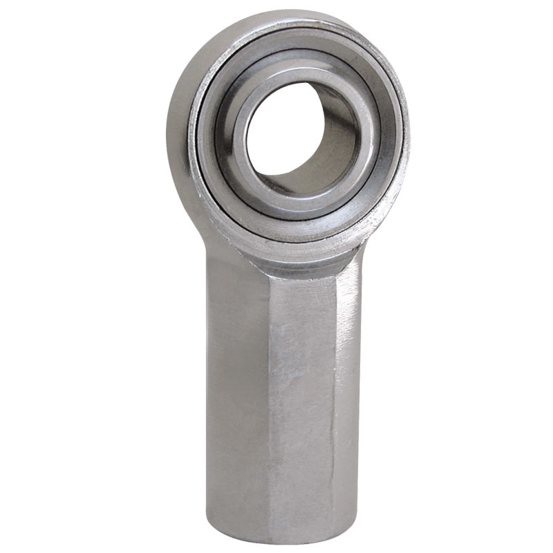 QA1 K Series 3-Pc Rod End - Female/Left Hand - .4375in Bore x 7/16-20 - Carbon Steel w/PTFE Tie Rods QA1