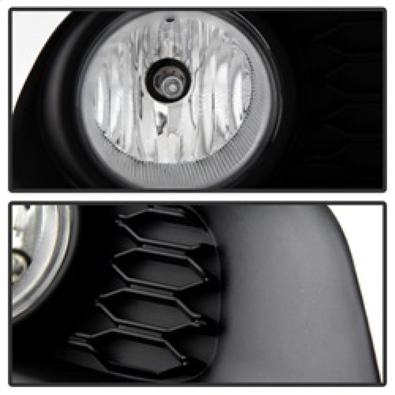 Spyder Dodge Grand Caravan 2011-2015 OEM Fog Light W/Universal Switch- Clear FL-DGC2011-C Fog Lights SPYDER