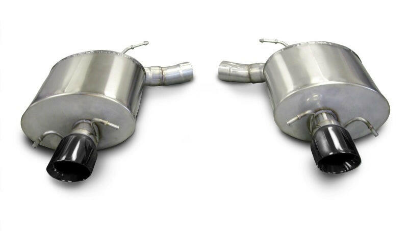 Corsa 2009-2014 Cadillac CTS Sedan V 6.2L V8 Black Sport Axle-Back Exhaust Axle Back CORSA Performance