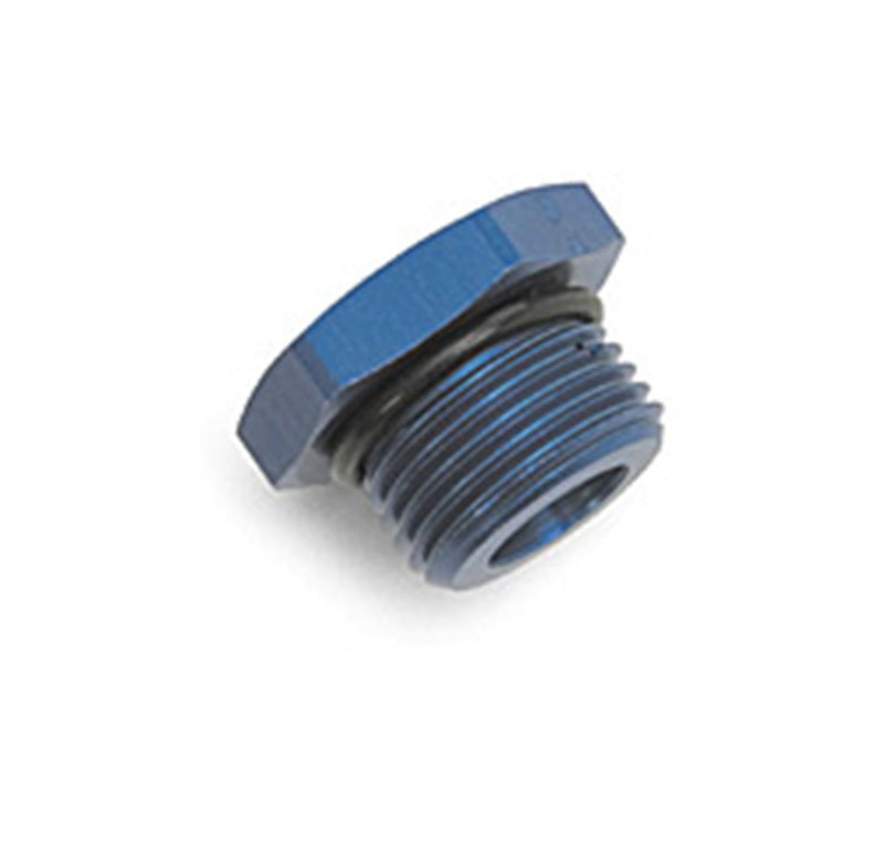 Russell Performance -10 AN Straight Thread Plug (Blue) Fittings Russell