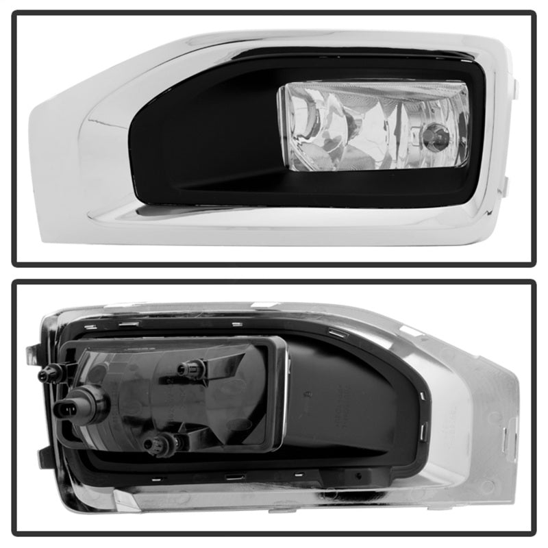 Spyder GMC Yukon/Yukon XL 2015-2017 OEM Fog Lights W/Cover and Switch Clear FL-GYD15-C Fog Lights SPYDER