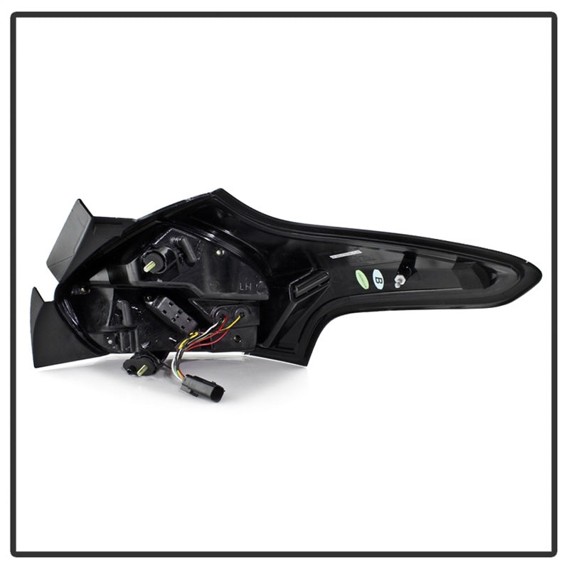 Spyder 15-17 Ford Focus Hatch LED Tail Lights w/Indicator/Reverse - Red Clr (ALT-YD-FF155D-LED-RC) Tail Lights SPYDER