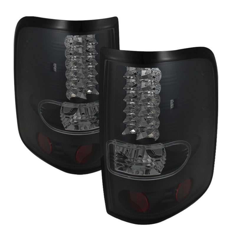 Spyder Ford F150 side 04-08 (Not Fit Heritage & SVT)LED Tail Lights Blk Smke ALT-YD-FF15004-LED-BSM Tail Lights SPYDER