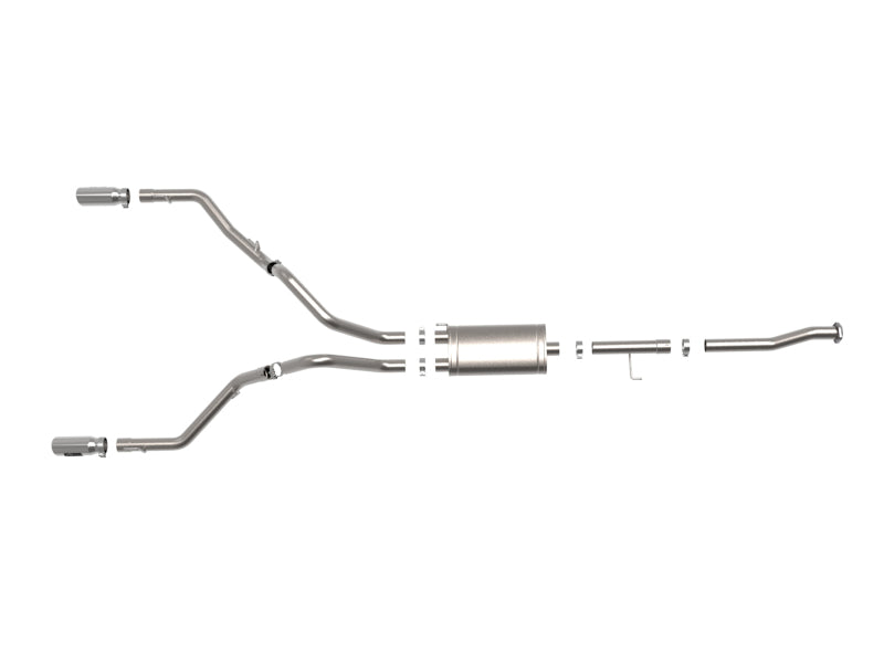 aFe Vulcan Series 3in 304SS Cat-Back w/ Polished Tips 15-20 Ford F-150 V6 2.7L/35L(tt) / V8 5.0L Catback aFe