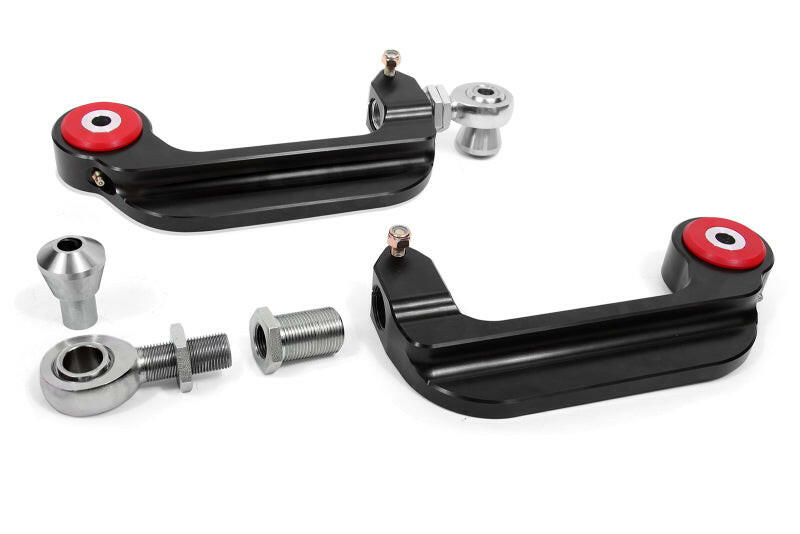 BMR 15-18 S550 Mustang Billet Aluminum Camber Links Adjustable (Poly/Rod ends) - Black Anodized Camber Kits BMR Suspension