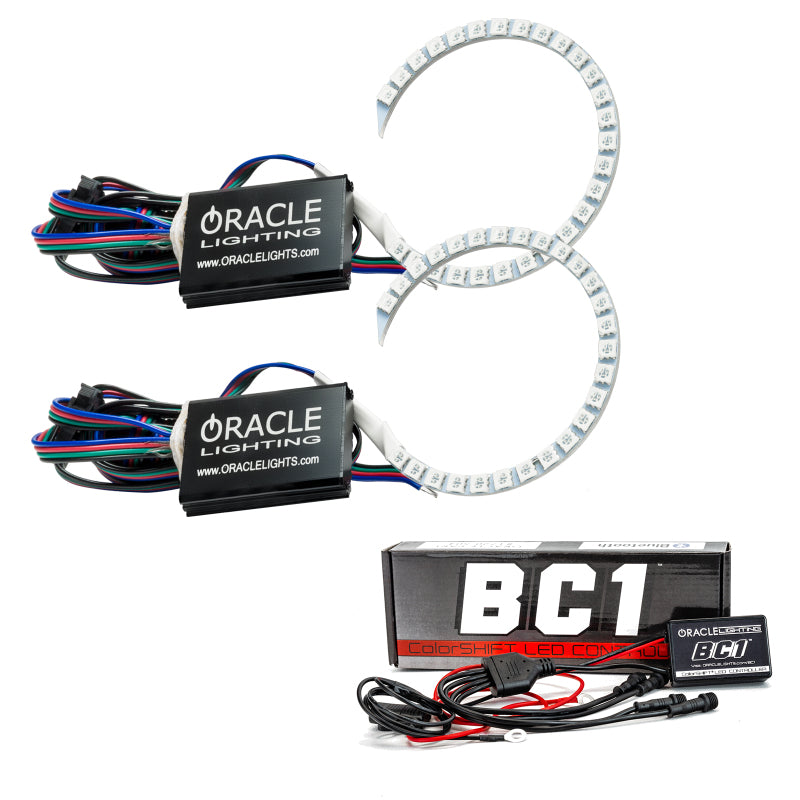 Oracle 18-21 Ford Mustang LED Headlight Halo Kit - ColorSHIFT w/ BC1 Controller Headlights ORACLE Lighting