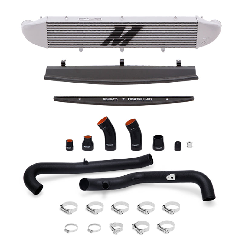 Mishimoto 2014-2016 Ford Fiesta ST 1.6L Front Mount Intercooler (Silver) Kit w/ Pipes (Black) Intercooler Kits Mishimoto