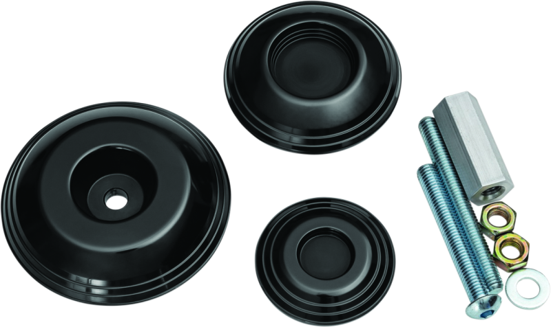 Kuryakyn Lodestar Rear Axle Sliders-BMW-Black Hardware - Singles Kuryakyn