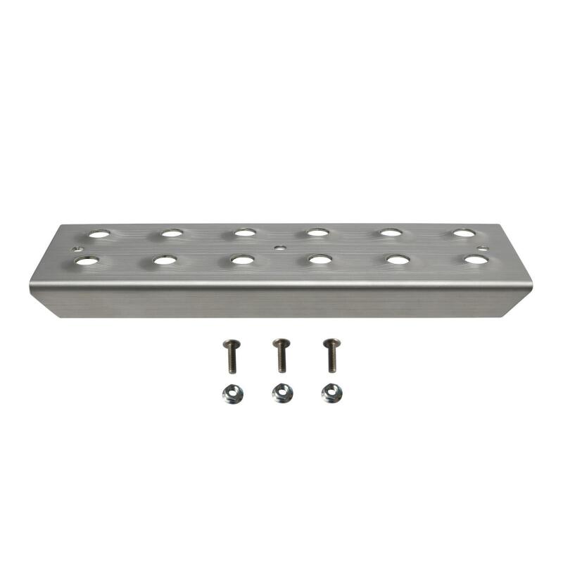 Westin 11in Step Plate w/screws (Set of 2)- Stainless Steel Hardware - Singles Westin