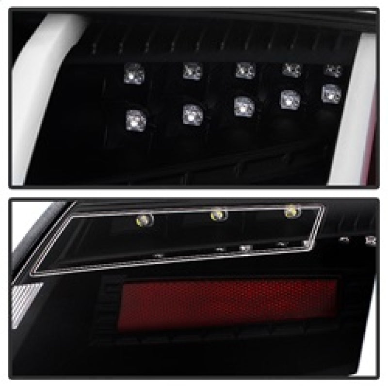 Spyder Audi TT 07-12 LED Tail Lights Black ALT-YD-ATT07-LED-BK Tail Lights SPYDER