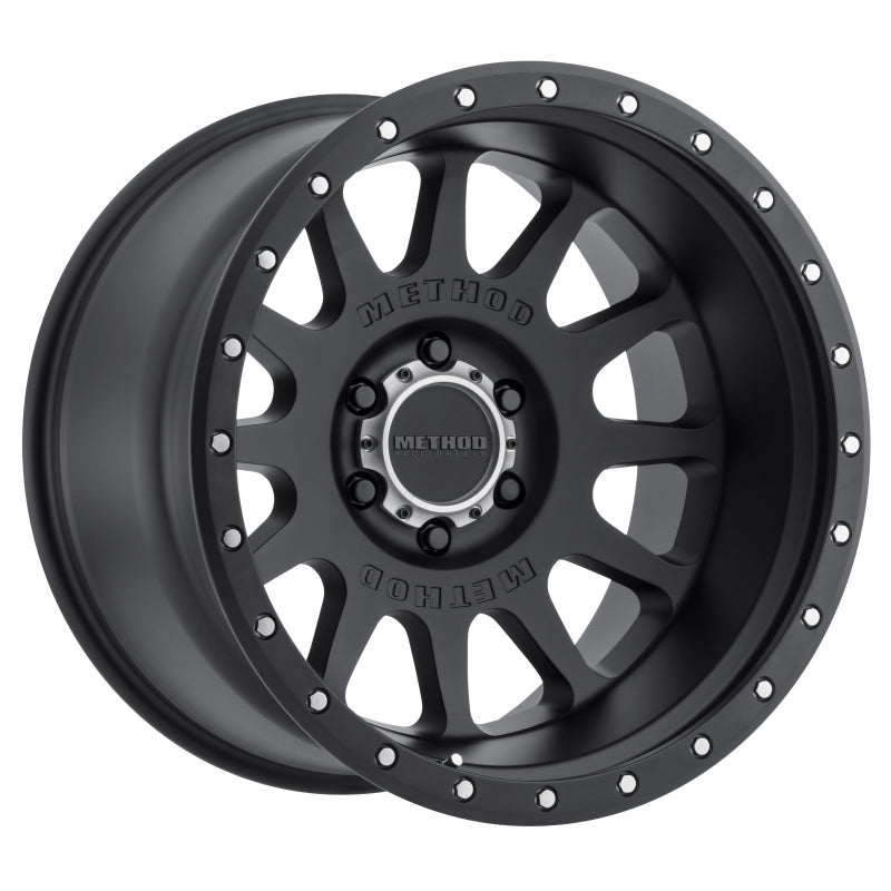 Method MR605 NV 20x9 -12mm Offset 6x5.5 106.25mm CB Matte Black Wheel Wheels - Cast Method Wheels