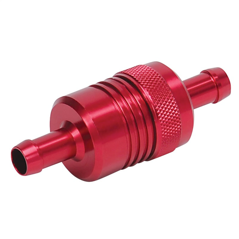 Russell Performance Red Street Fuel Filter (3in Length 1-1/8in diameter 3/8in inlet/outlet) Fuel Filters Russell