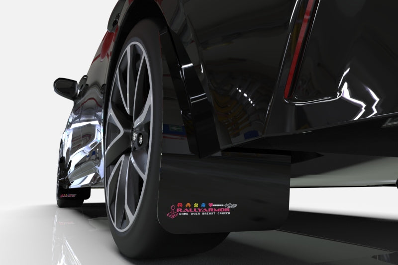 Rally Armor 19-22 Hyundai Veloster N Black Mud Flap BCE Logo Mud Flaps Rally Armor