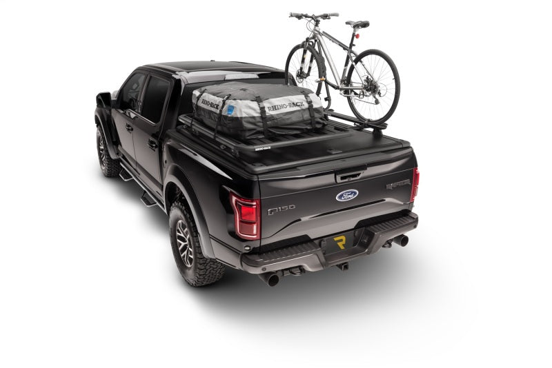 N-Fab Nerf Step 15-17 Ford F-150 SuperCrew - Tex. Black - Cab Length - 3in Side Steps N-Fab