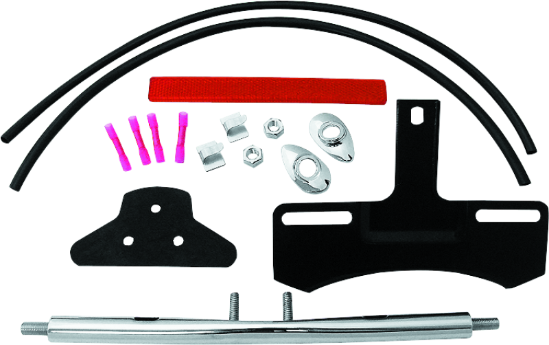 Bikers Choice 04-19 XL 02-17 FXD Turn Signal Relocation Kit Replaces H-D 68732-02A Lights Corner Bikers Choice