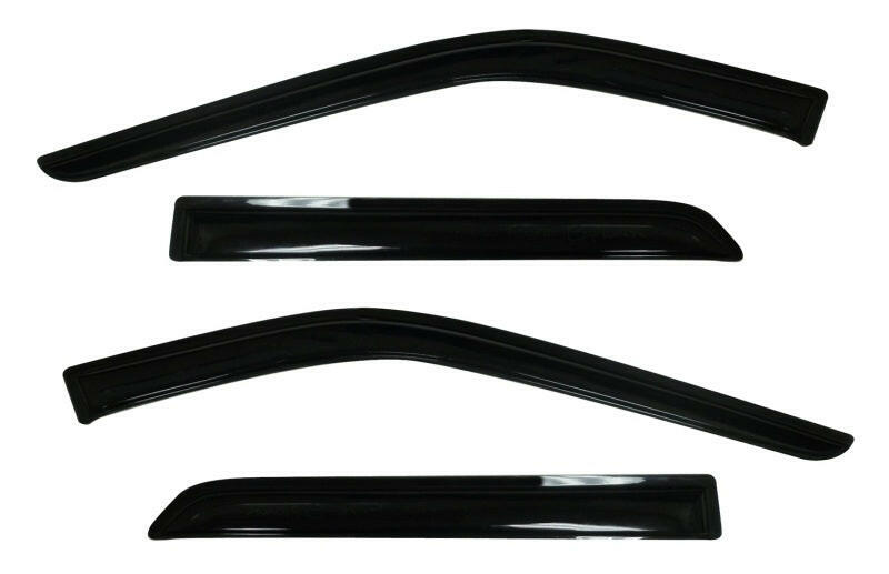 AVS 11-18 Ford Explorer Ventvisor Outside Mount Window Deflectors 4pc - Smoke Wind Deflectors AVS