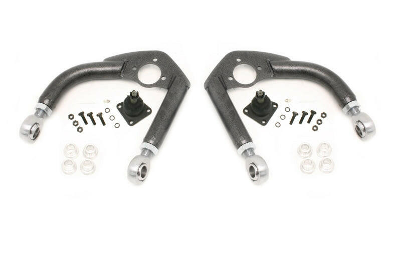BMR 93-02 F-Body Upper A-Arms w/ Adj. Rod Ends - Black Hammertone Control Arms BMR Suspension
