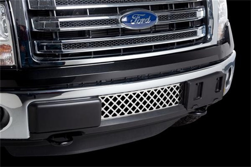 Putco 11-14 Ford F-150 - EcoBoost Grille - Stainless Steel - Diamond Design Bumper Grille Inserts Grilles Putco