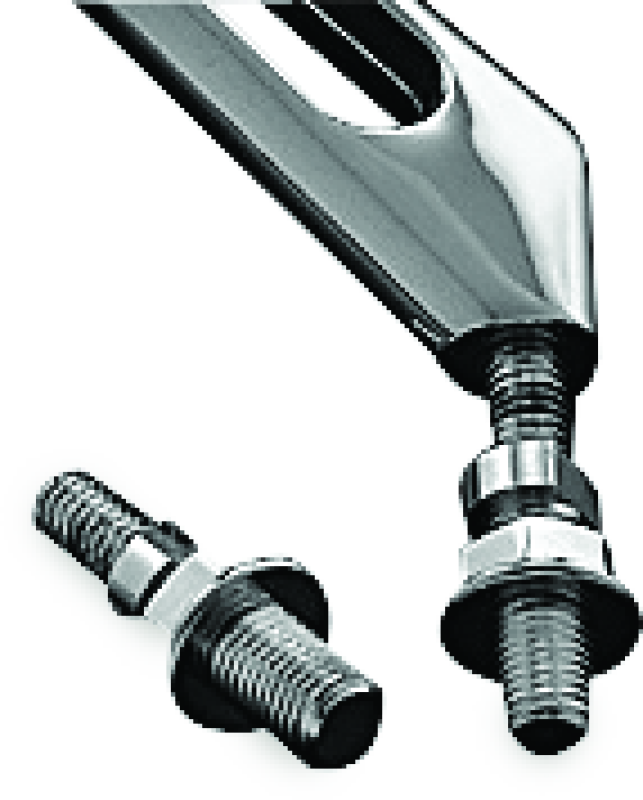 Kuryakyn Mirror Adapter Metric Chrome Rear View Mirrors Kuryakyn
