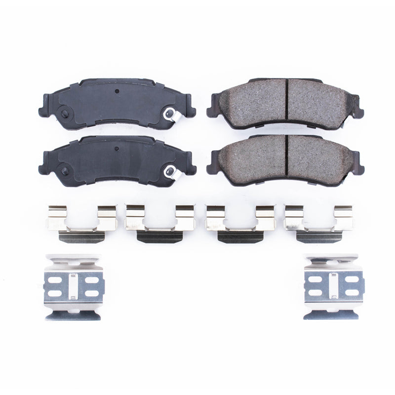 Power Stop 97-05 Chevrolet Blazer Rear Z17 Evolution Ceramic Brake Pads w/Hardware Brake Pads - OE PowerStop