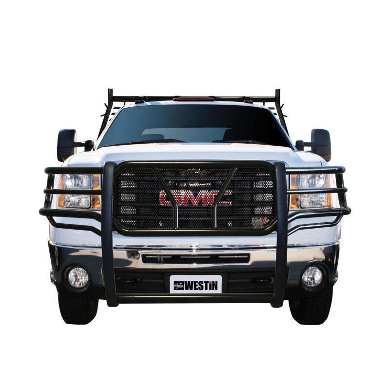 Westin 2007-2010 Chevrolet Silverado 25/3500HD HDX Grille Guard - Black Grille Guards Westin