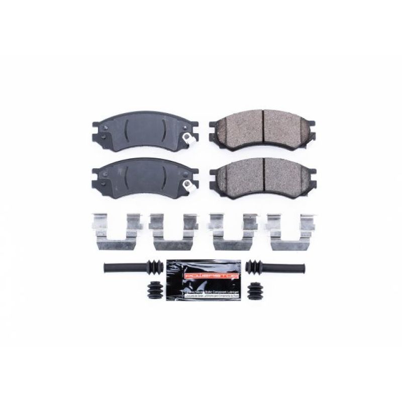 Power Stop 91-92 Saturn SC Front Z23 Evolution Sport Brake Pads w/Hardware Brake Pads - Performance PowerStop