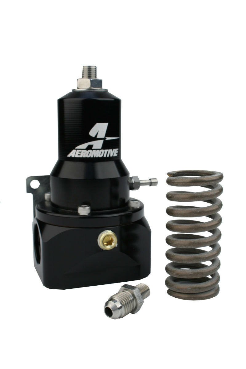 Aeromotive Regulator - 30-120 PSI - .500 Valve - 2x AN-10 Inlets / AN-10 Bypass Fuel Pressure Regulators Aeromotive